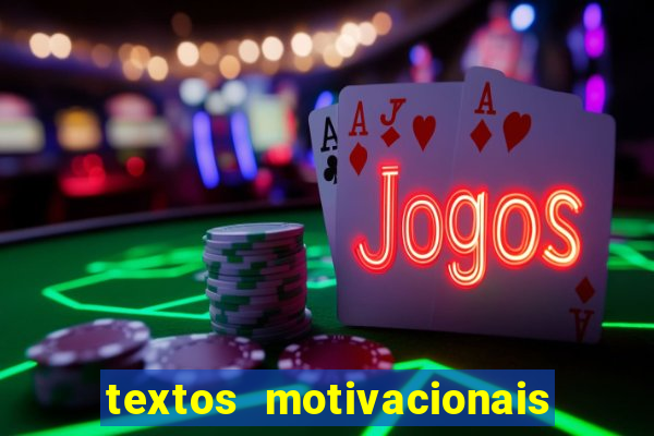 textos motivacionais para equipes